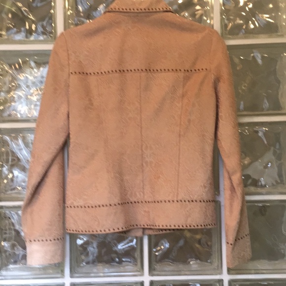 Suede Jacket - Gorgeous Paisley Detailing! - Picture 4 of 6